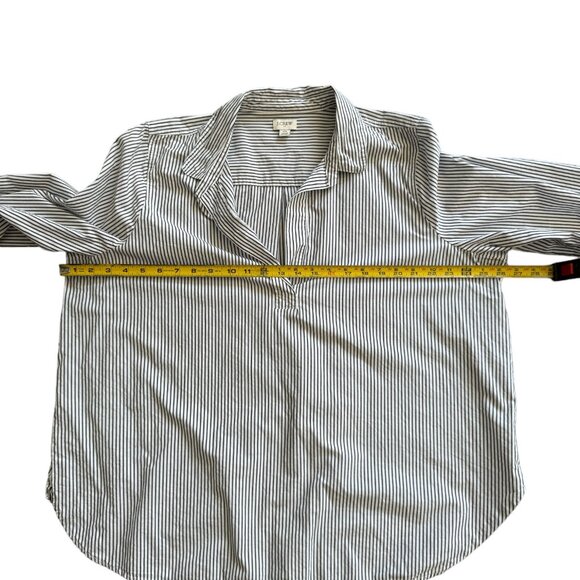 J. Crew Factory Black and White Striped Top - Picture 7 of 10